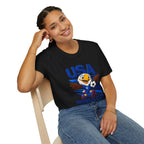 USA  Soccer T-Shirt — Eagle Mascot Graphic