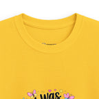 Kids Tee — ‘I Was 6 Now I’m 7’ Birthday Girl Cute Floral Design