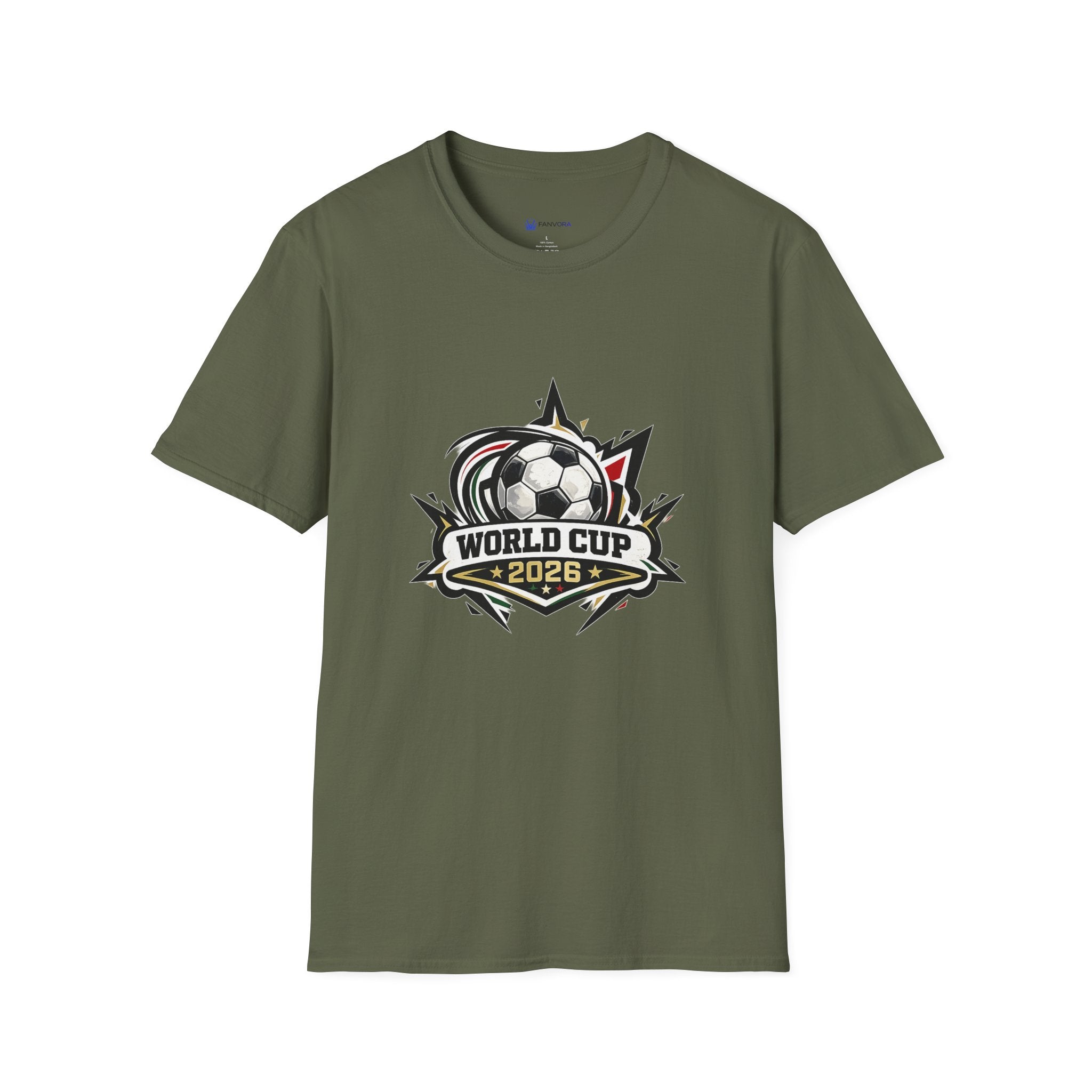 Soccer Cup 2026 Soccer T-Shirt — Retro Emblem Football Tee
