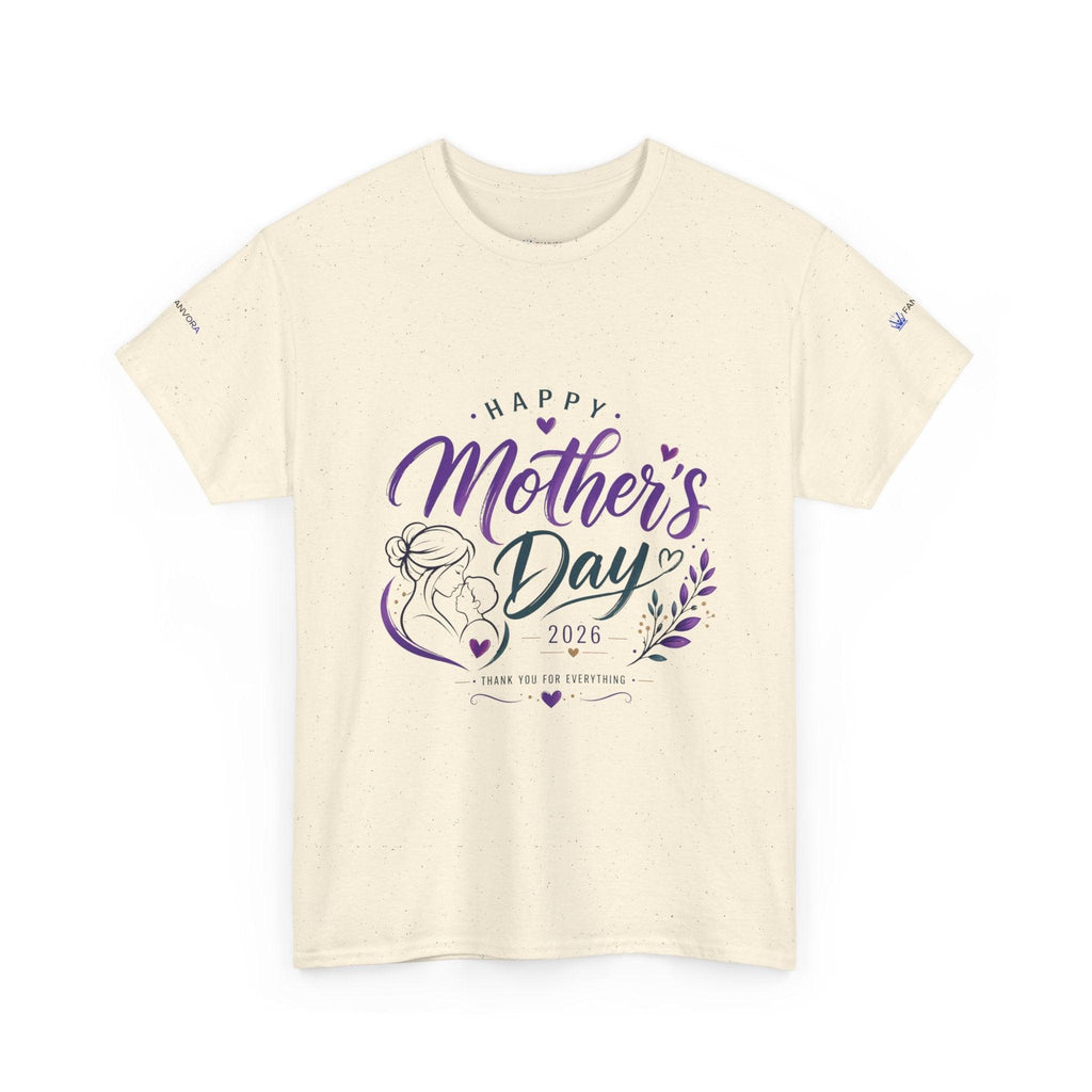 Mother's Day T-Shirt — "Happy Mother's Day 2026" Floral Mom Tee.