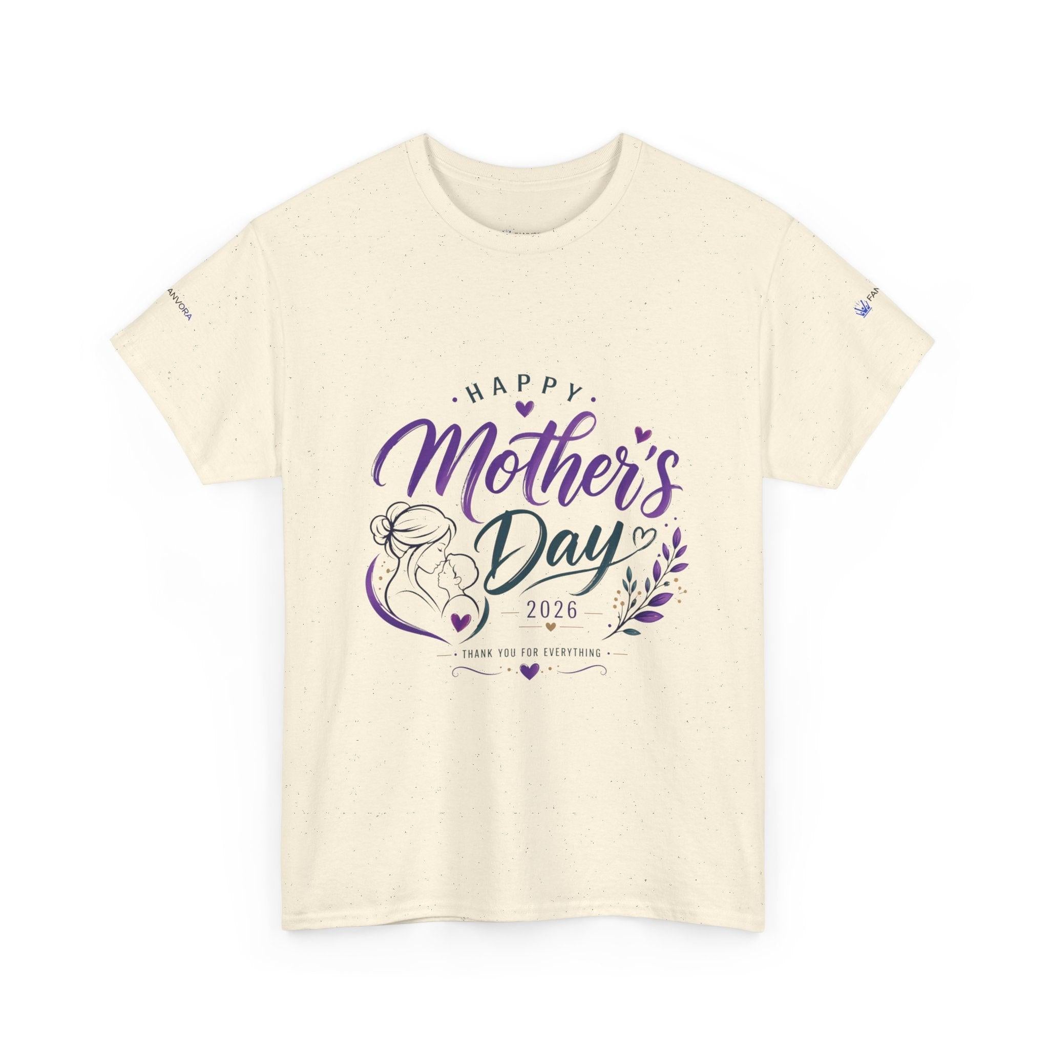 Mother's Day T-Shirt — "Happy Mother's Day 2026" Floral Mom Tee.