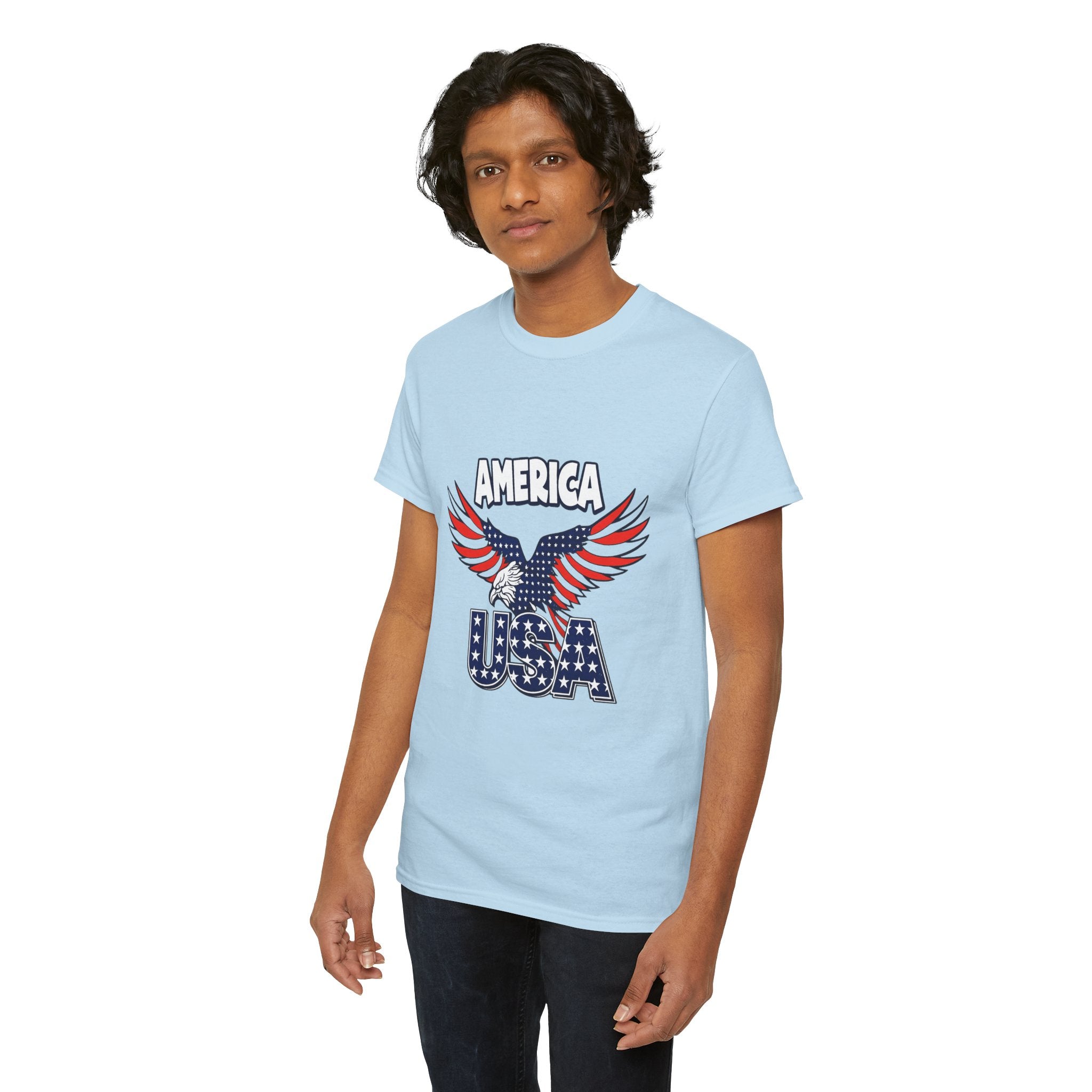 USA Eagle T-Shirt – America Patriotic Graphic Tee for 4th of July