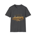 Anniversary T-Shirt — "It's Our Anniversary" Gold Script Tee