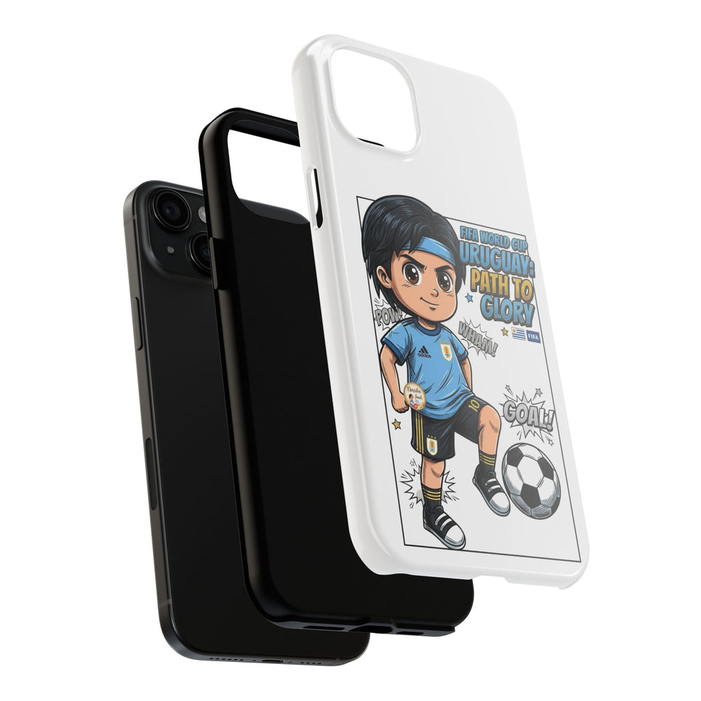 Uruguay Soccer Phone Case — Path to Glory "Goal!" Design