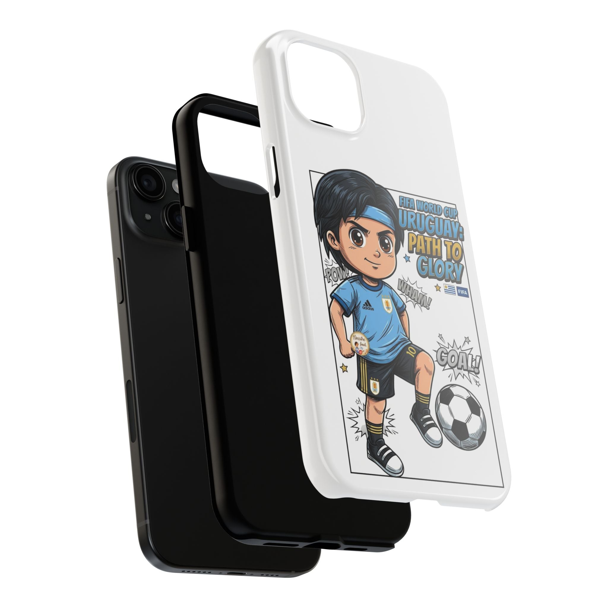 Uruguay Soccer Phone Case — Path to Glory "Goal!" Design