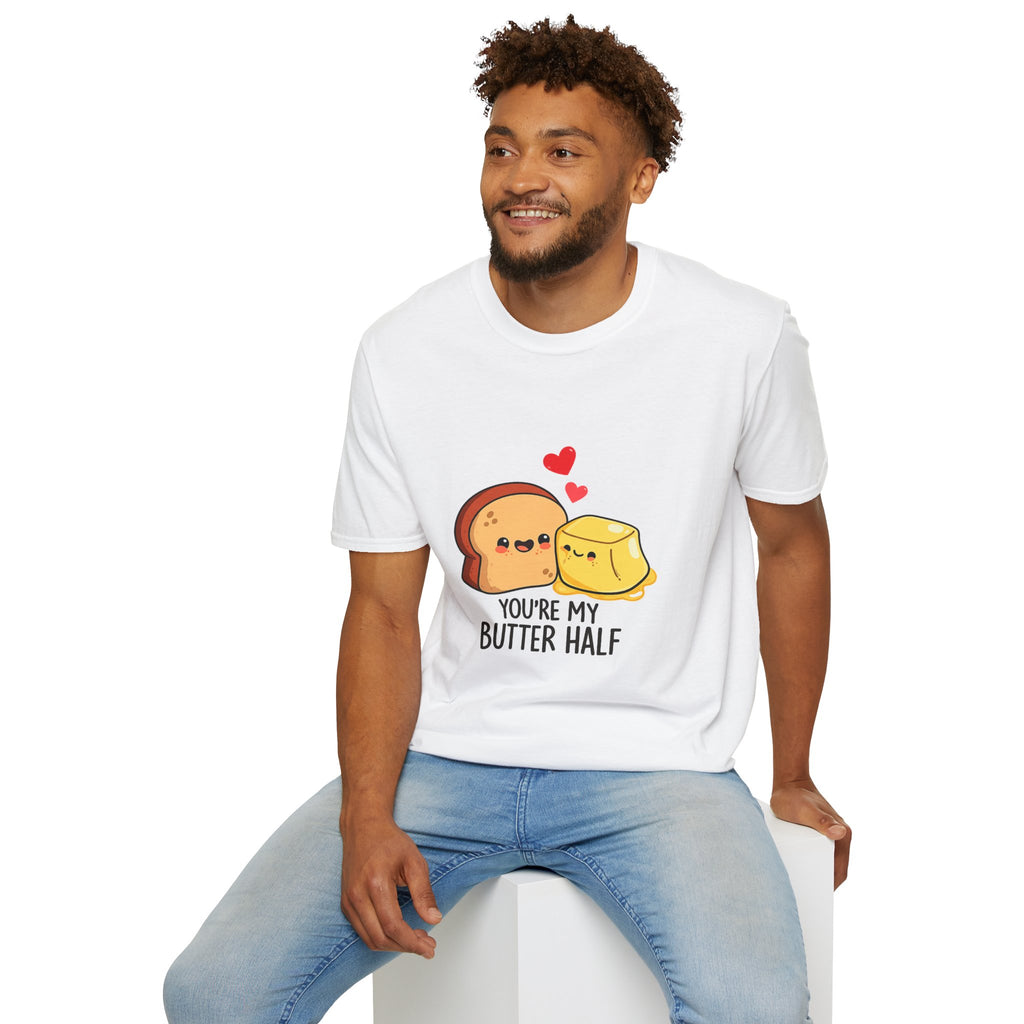 Cute "You’re My Butter Half" T-Shirt — Toast & Butter Couple Graphic Tee