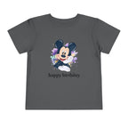 Toddler Tee — Cute Mickey "happy birthday" Birthday Shirt for Kids