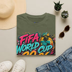 Soccer 2026 T-Shirt —  Bright color splash Graphic Tee.