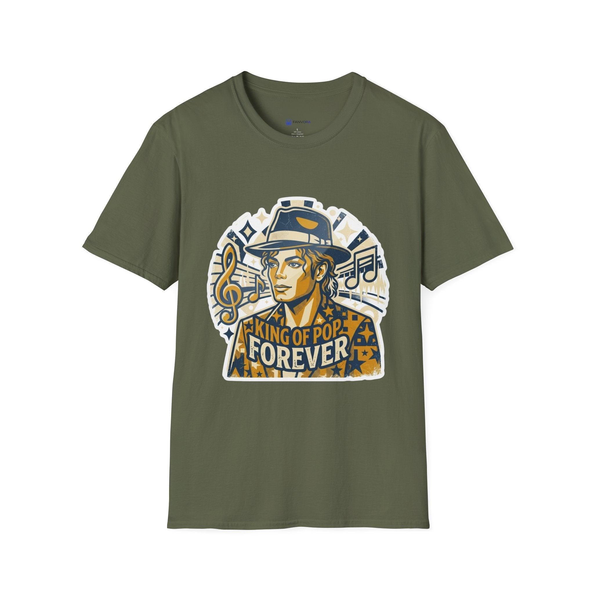King of Pop Forever T-Shirt — MJ Legacy Graphic Tee.