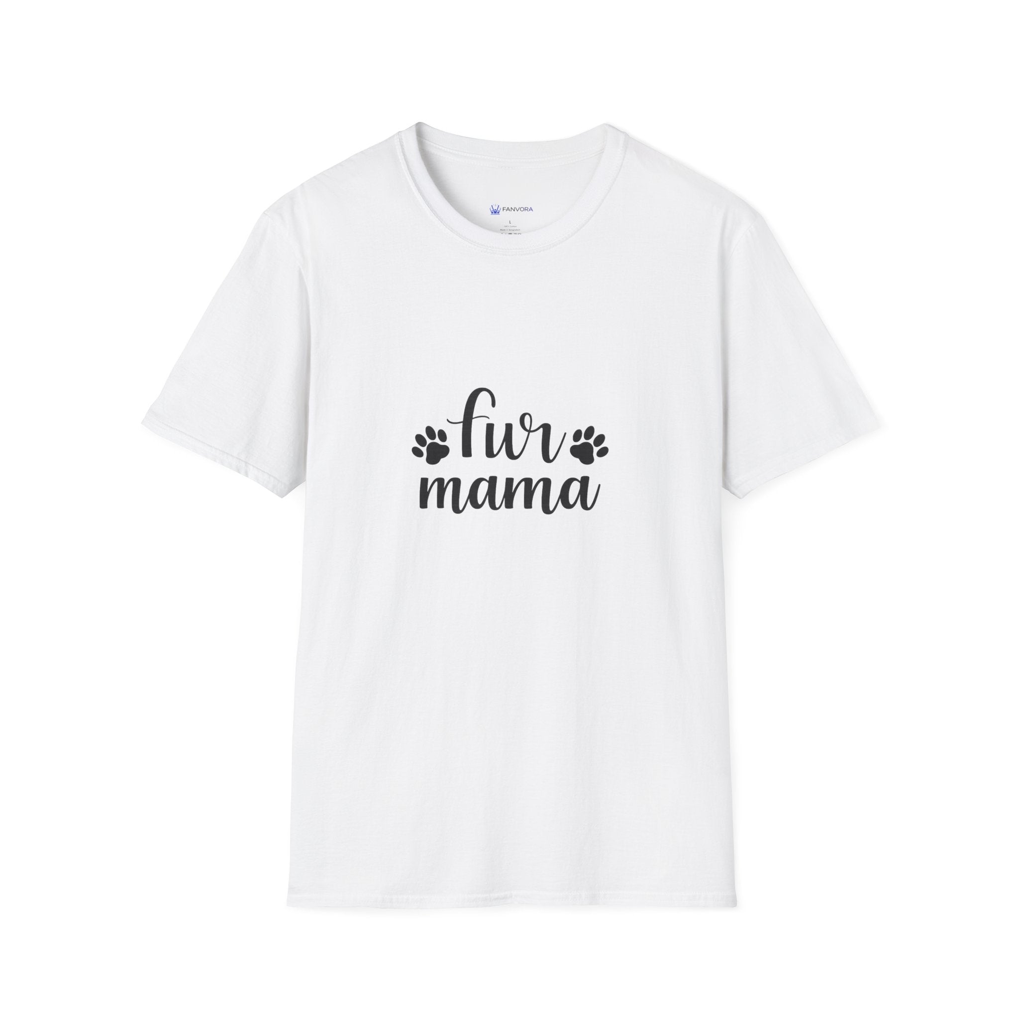 Fur Mama T-Shirt — Cute Paw Print Pet Mom Tee