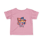 Infant 4th of July Tee — Cute USA Baby Patriotic Shirt.