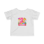 2nd Birthday Infant Tee - Cute Giraffe & Balloons Happy Birthday Shirt