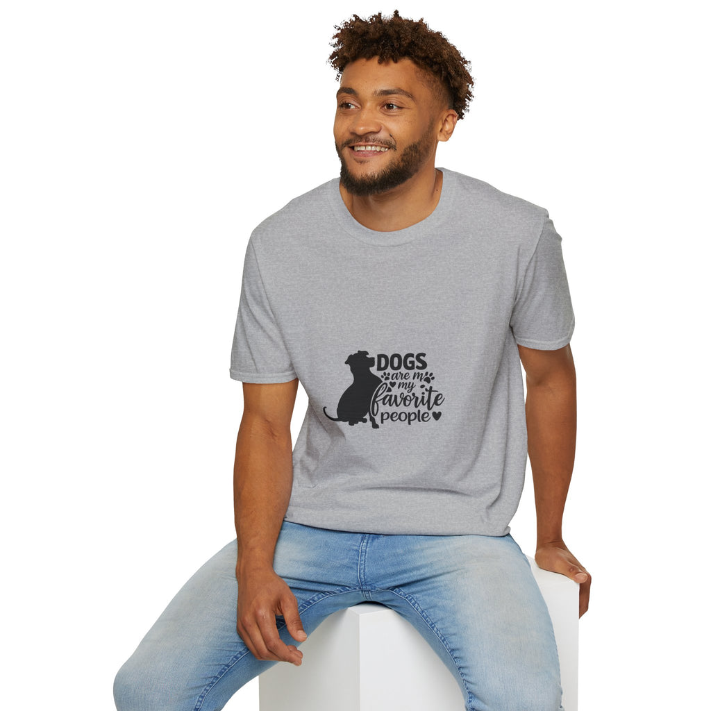 Dog Lover T-Shirt — “Dogs Are My Favorite People” Graphic Tee