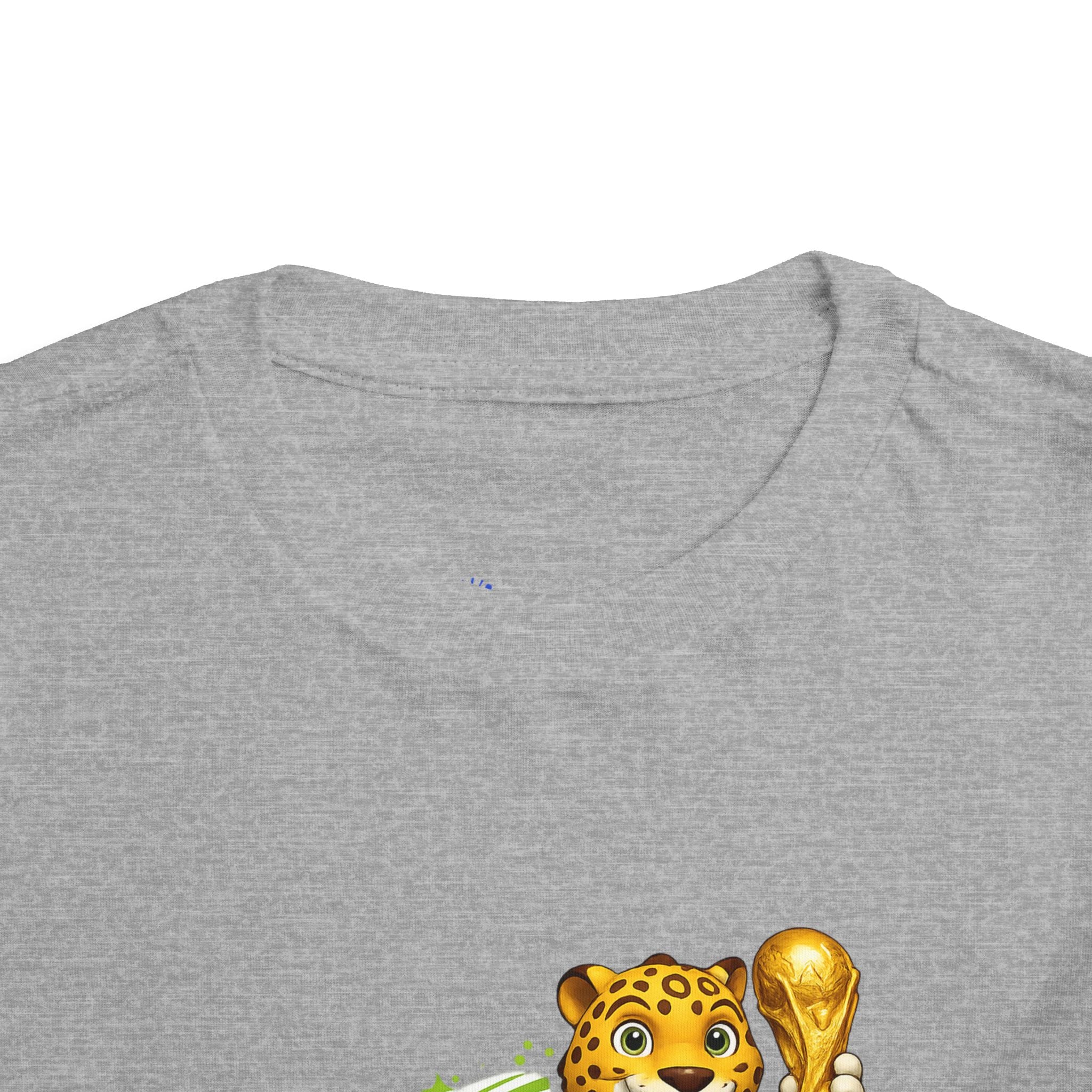 Soccer cup 2026 Toddler Soccer Tee — Cute Tiger Mascot Trophy Design