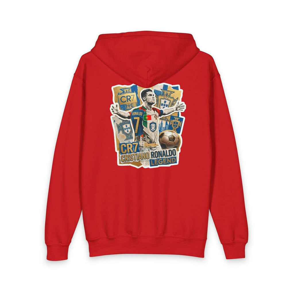 Youth CR7 Fan Inspired Collage Zipped Hoodie - World Cup 2026.