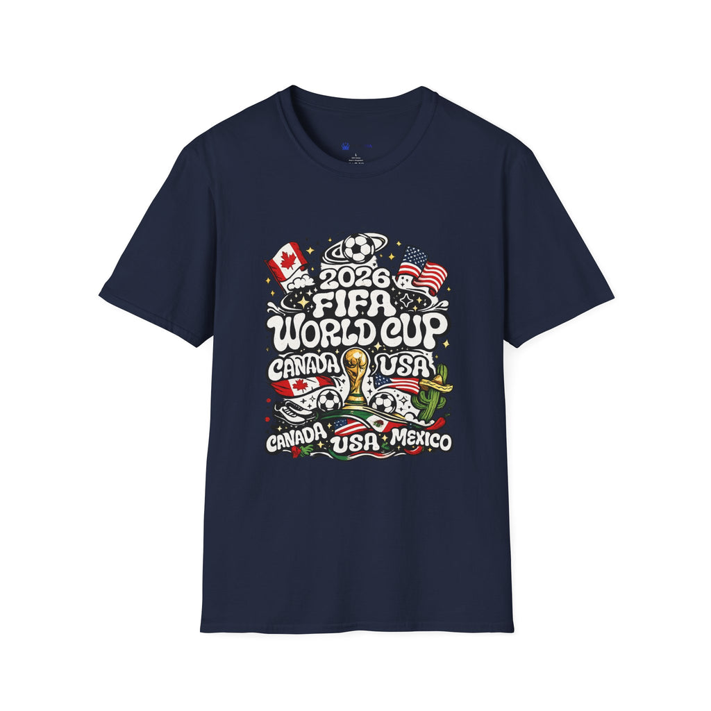 soccer T-Shirt — Canada USA Mexico Fans Shirt