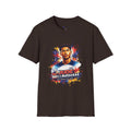 Portrait T-Shirt — Color Splash Football Player Graphic ("England legend")