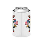 Mascot Can Cooler – Flags & Trophy Beer Koozie
