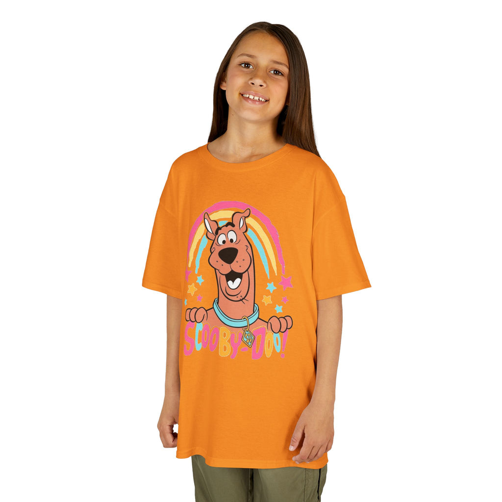 Scooby-Doo Kids T‑Shirt — Colorful Rainbow Cartoon Tee for Kids