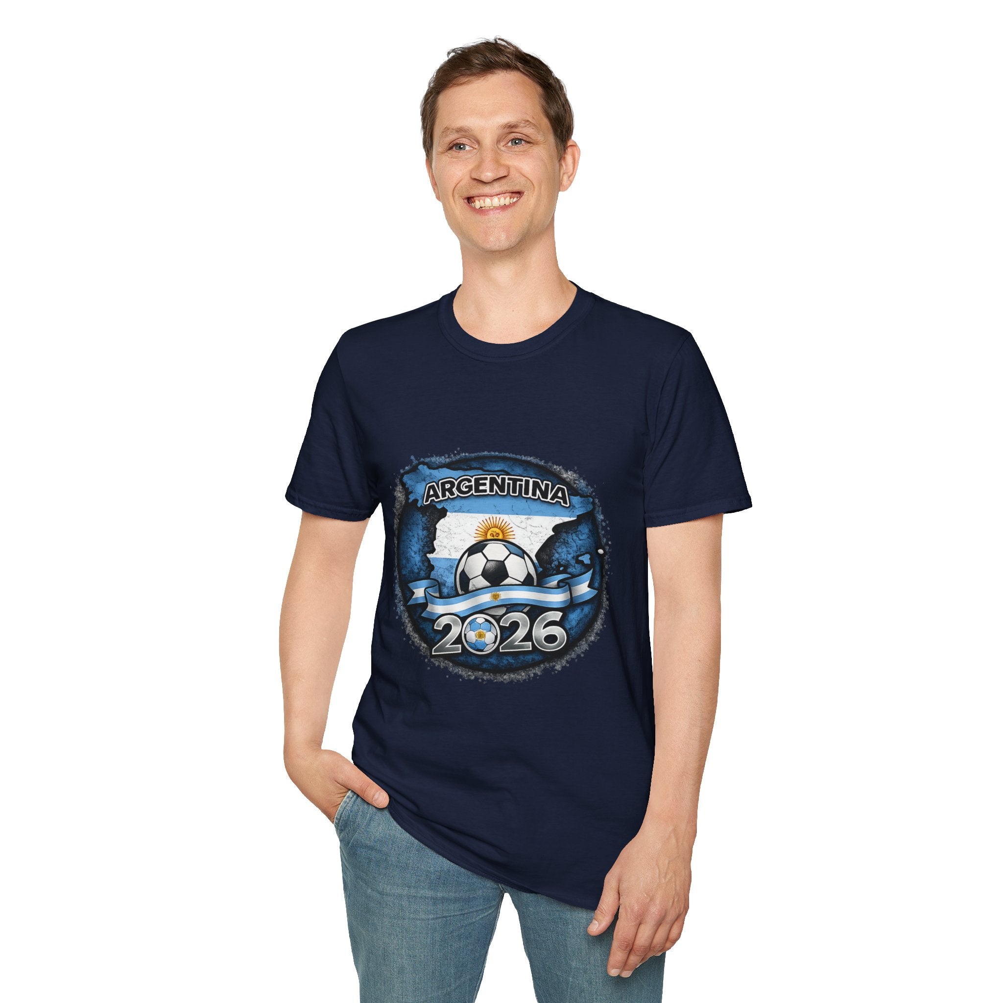 Argentina Soccer T‑Shirt 2026 — Fan Jersey