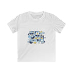Kids Tee — Cute Blue "Birthday Boy" Bubble Letter Shirt