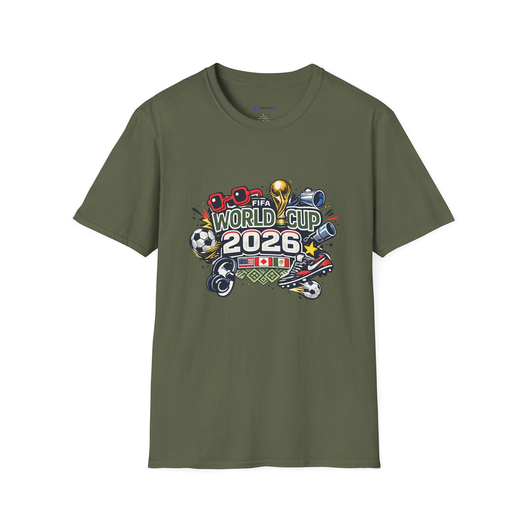 football  T-Shirt — FIFA Fan Soccer Tee