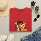 Soccer Player Portrait T-Shirt — 'Spain Legend' Watercolor Graphic Tee