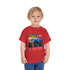 Toddler Tee - "Extreme Adventure 4x4 Off Road" Blue Monster Truck