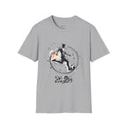 Soccer Player Silhouette T‑Shirt — 2026 Grunge Football Design