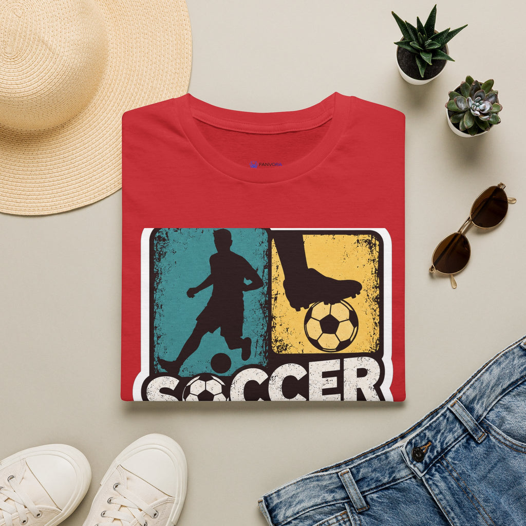 Soccer 2026 Retro colorful Graphic T-Shirt design.