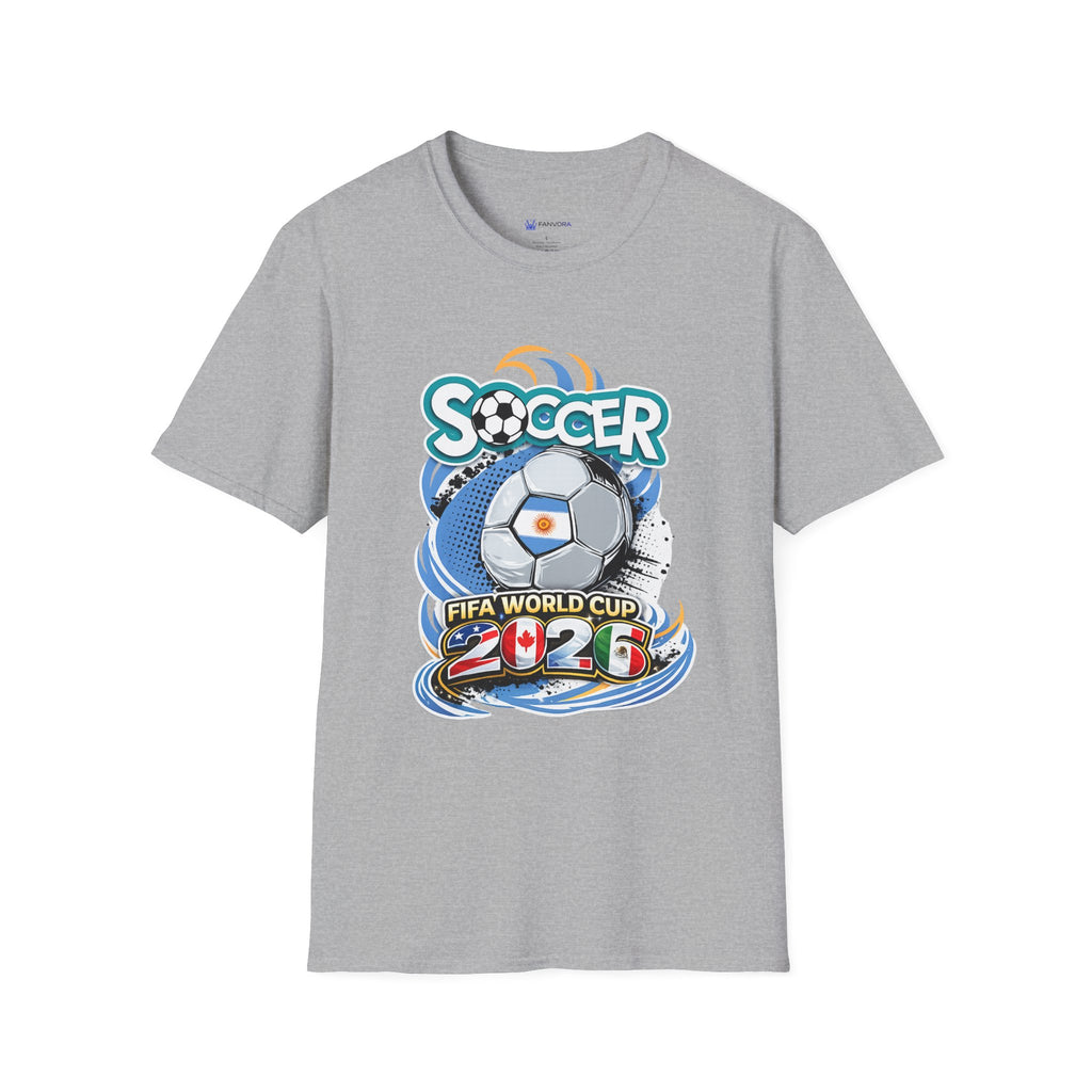 Soccer 2026  Graphic T-Shirt — Retro Ball Design soccer cup tee