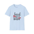 Loved & Blessed T-Shirt — Women’s Inspirational Heart Tee