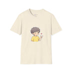 Cute Boy Cartoon Heart T-Shirt – Kawaii Cute Kid Character Tee