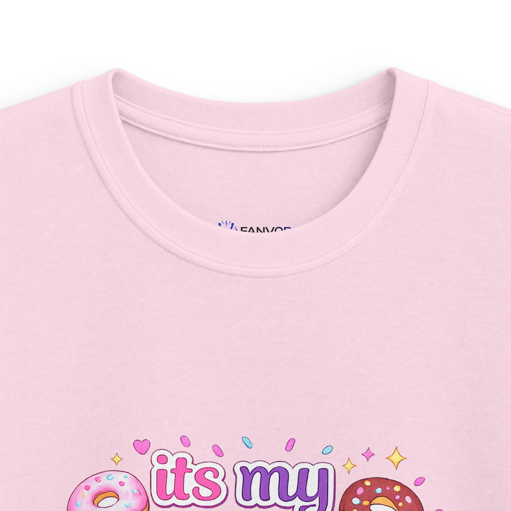 Kids 10th Birthday T-Shirt — “It's My 10th Birthday” Fun Donut Design