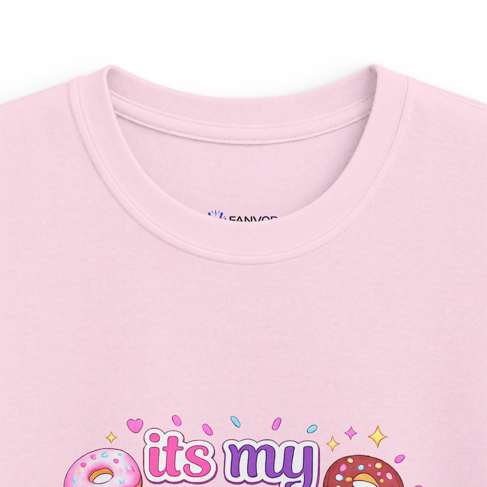 Kids 10th Birthday T-Shirt — “It's My 10th Birthday” Fun Donut Design
