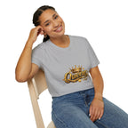 Queen Graphic T-Shirt — Gold Crown Design