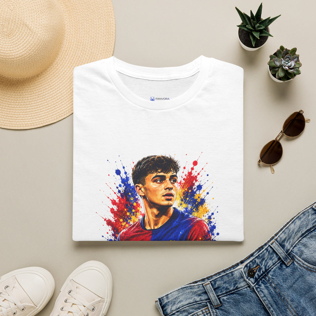 T-Shirt — 'Spain legend' Color Splash Soccer Portrait Tee
