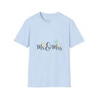 Mr & Mrs Wedding T‑Shirt — Bridal Rings Engagement Tee