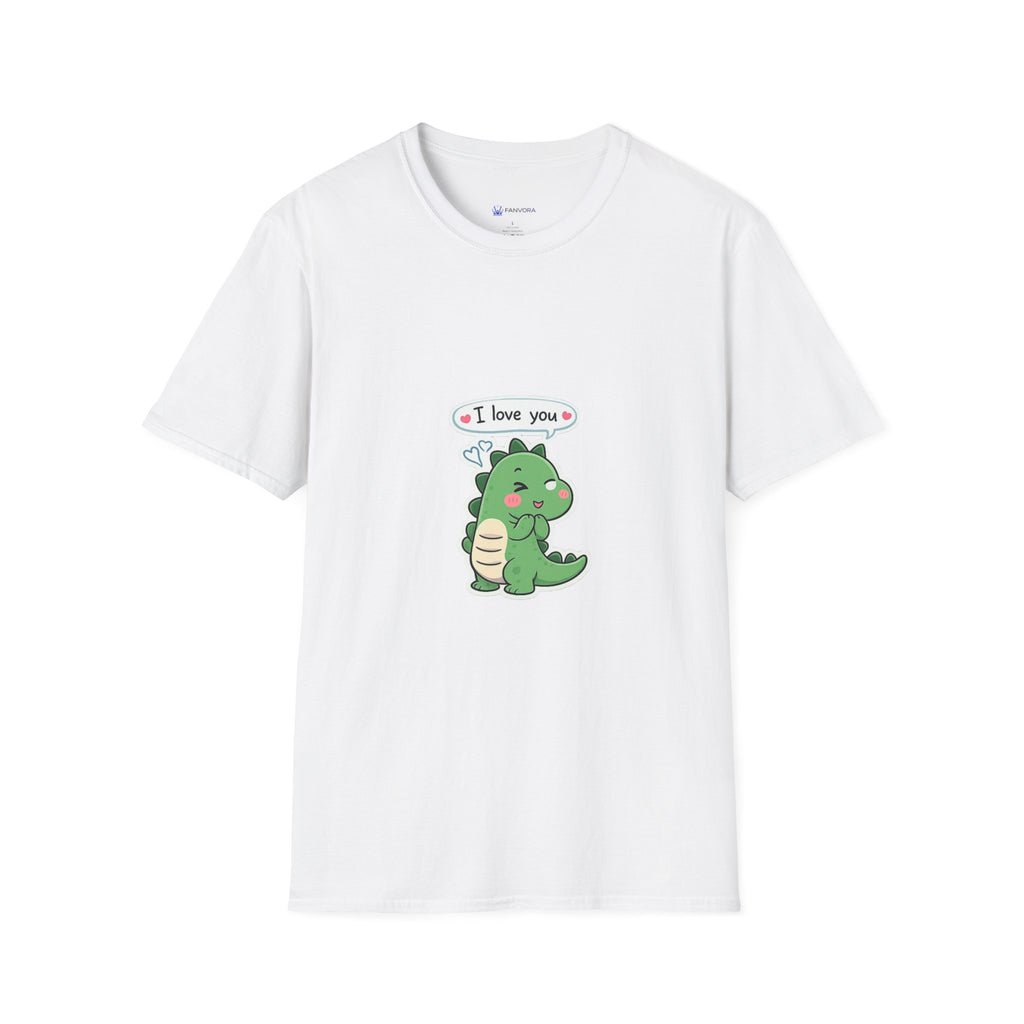 Cute Dinosaur 'I Love You' T-Shirt — Cute Kawaii Dino Graphic Tee