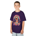 Scooby-Doo Kids T‑Shirt — Colorful Rainbow Cartoon Tee for Kids