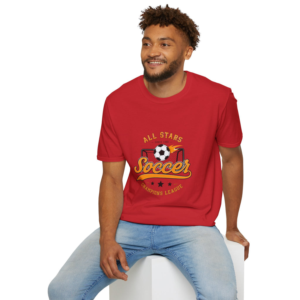 Soccer All Stars T-Shirt — Vintage Goal & Ball Sports Tee