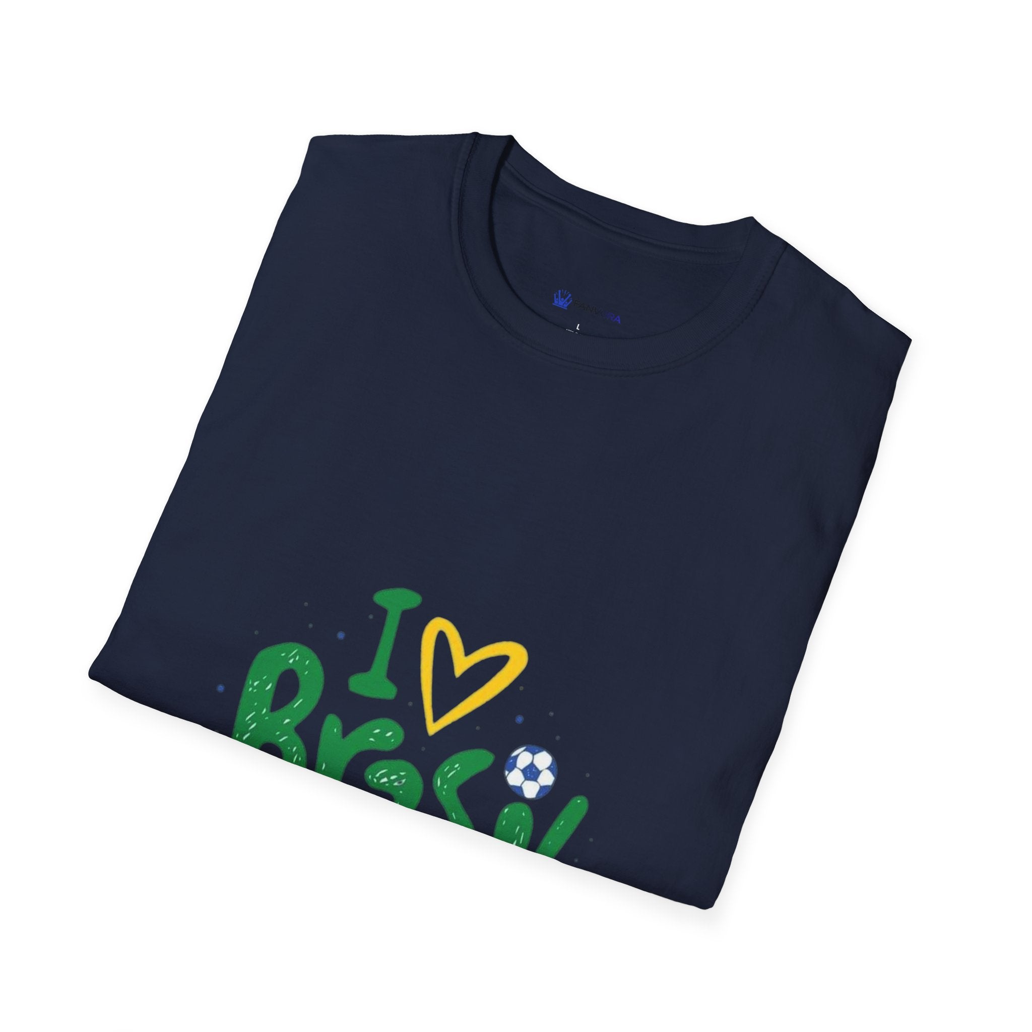 Brazil Soccer T-Shirt — I  Brazil Football Fan Tee
