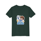 Youth Tee - Cute 'Super Strike!' Soccer Boy Graphic