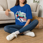 Soccer Cup 2026 T-Shirt — Colorful Player Silhouette with Stadium Skyline