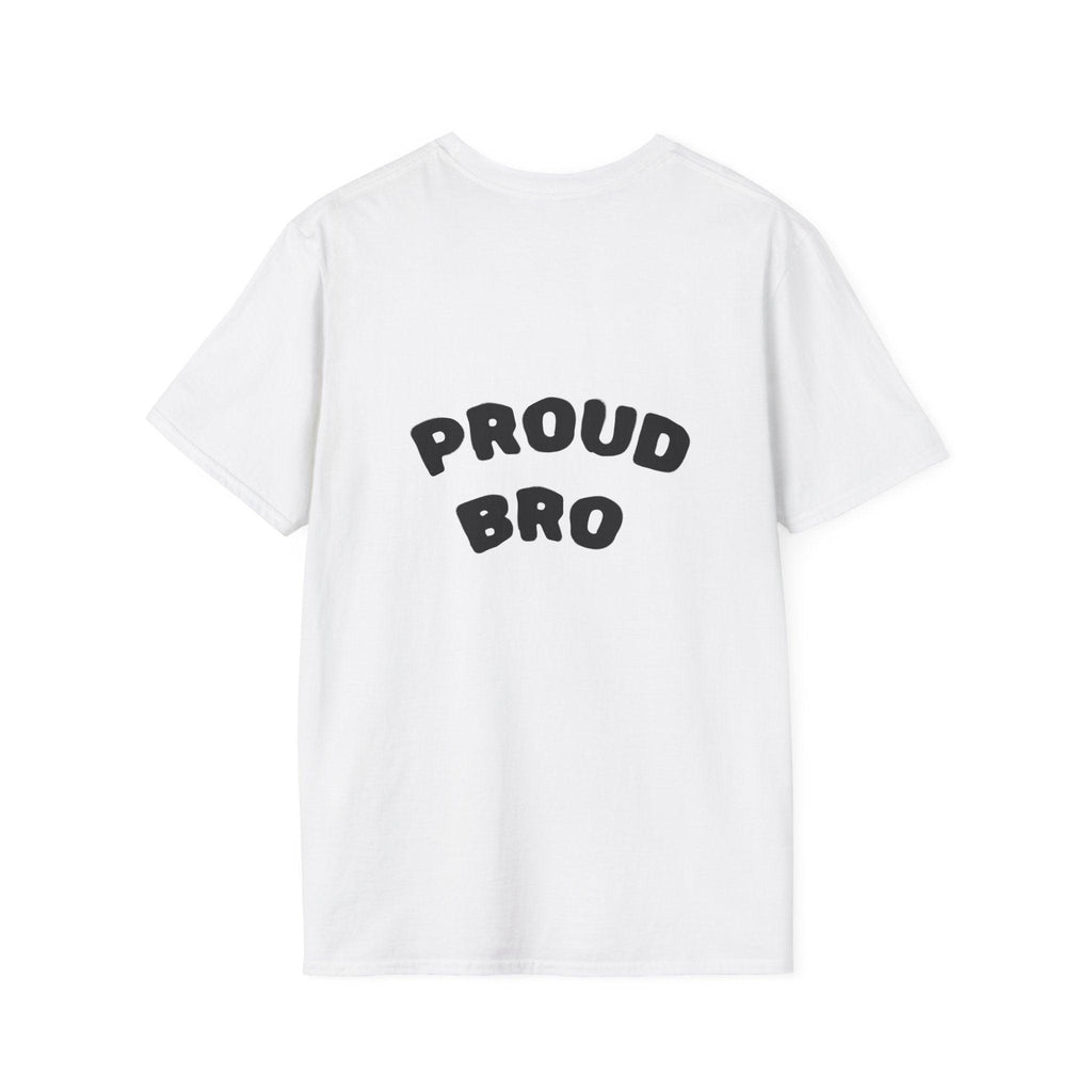 Graduation Day T-Shirt — "Proud Bro" Back Graphic.
