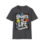 Sports Are Life T‑Shirt — Multi‑Sport Athletic Graphic Tee black sports.
