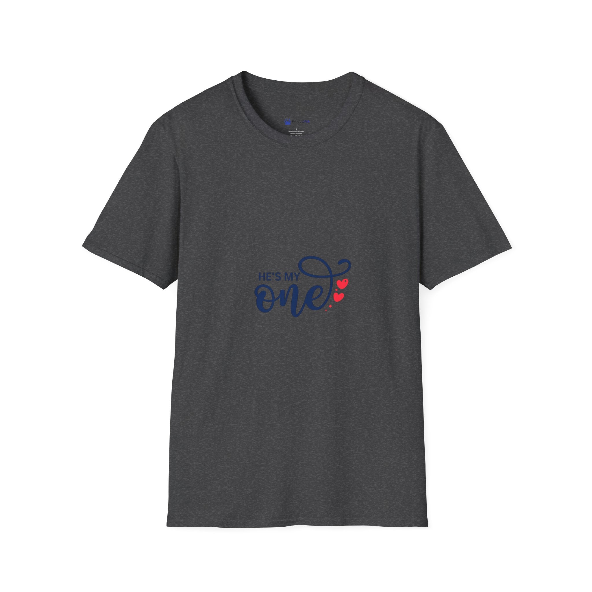 He's My One T-Shirt — Romantic Couples Valentine's Tee