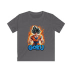Goku Kids Tee — Fiery Anime Dragon Warrior Graphic T-Shirt.
