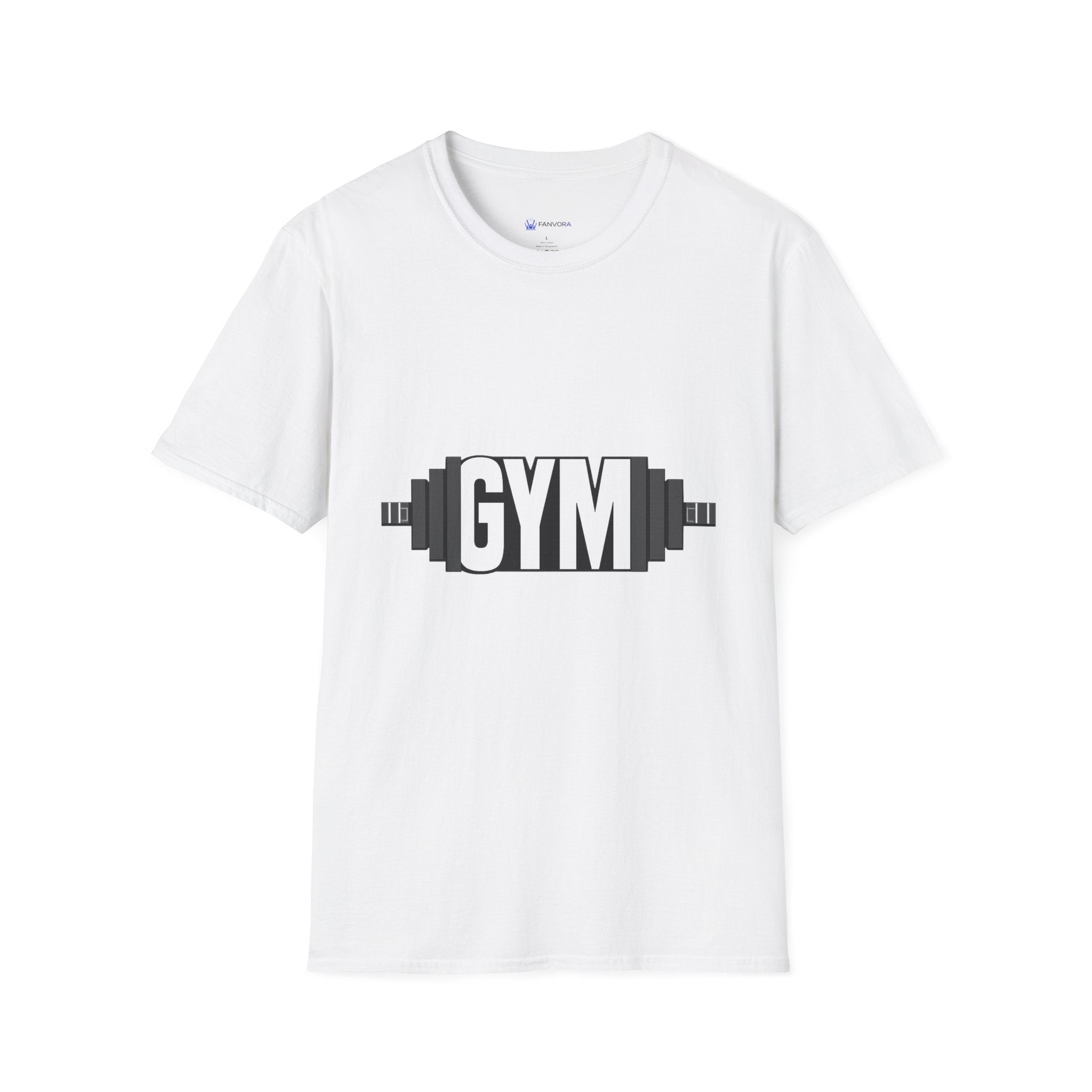 Gym Barbell T‑Shirt — Fitness Workout Tee