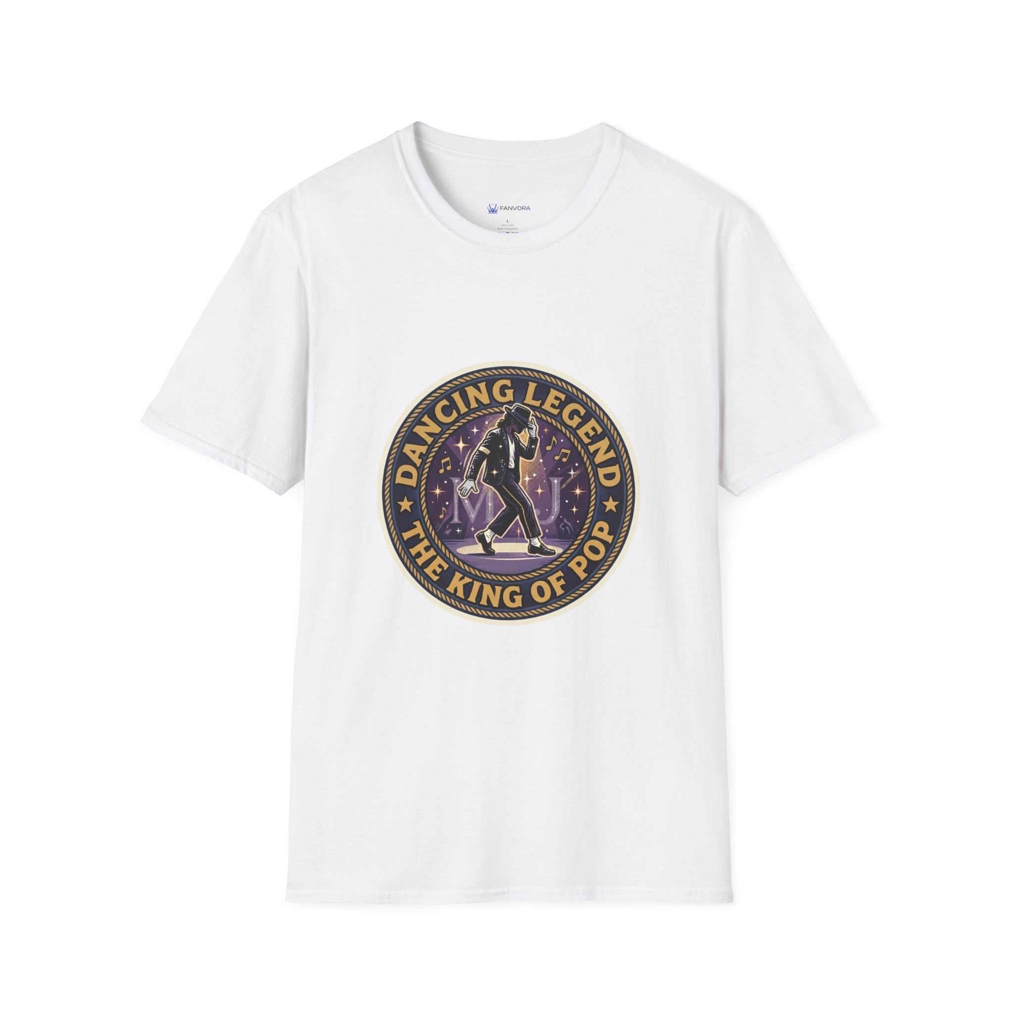 Dancing Legend T-Shirt — "The King of Pop" Retro Michael Tribute.